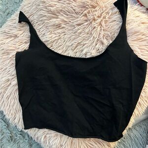 White Fox Black Women's Top